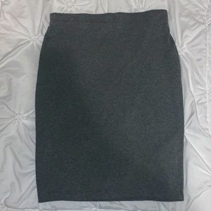 Gray skirt